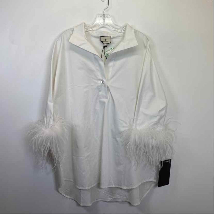 Pre-Owned Size L Tuckernuck White Top