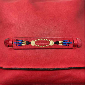 Pre-Owned Longchamp Red Leather Handbag