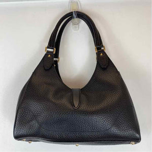 Pre-Owned Gucci Black Leather Designer Handbag