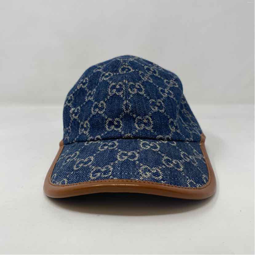 Pre-Owned Gucci Denim Denim Designer Hats