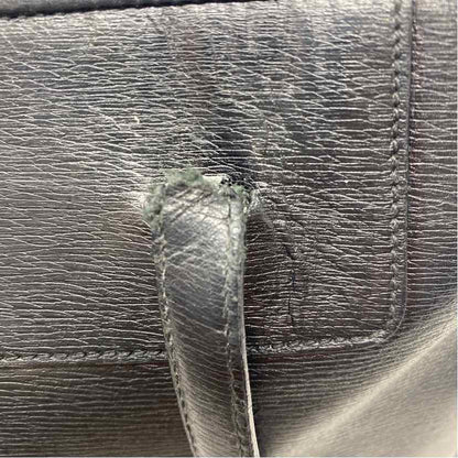 Pre-Owned Gucci Black Leather Designer Handbag