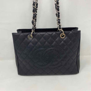 Pre-Owned Chanel Black Leather Designer Handbag