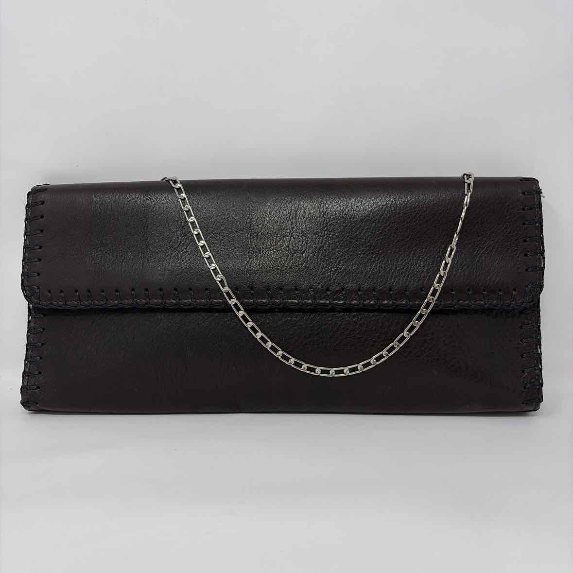 Pre-Owned Carlos Falchi Brown Leather Handbag
