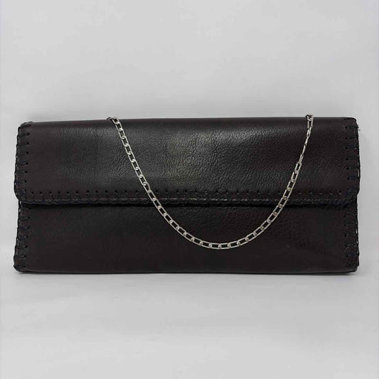 Pre-Owned Carlos Falchi Brown Leather Handbag