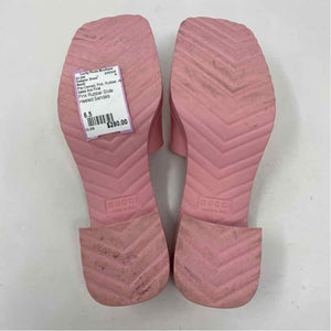 Pre-Owned Gucci Pink Rubber Shoe Size 6.5 Designer Shoes