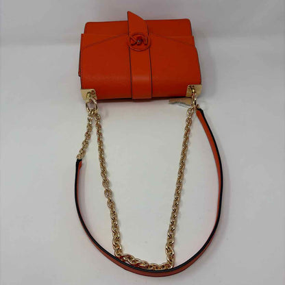 Pre-Owned Michael Kors Orange Coated Canvas Handbag