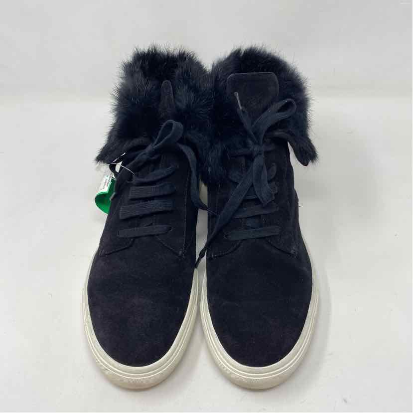 Pre-Owned Shoe Size 10 VINCE Black Sneaker