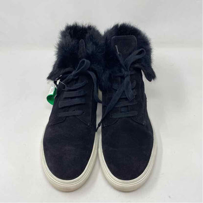 Pre-Owned Shoe Size 10 VINCE Black Sneaker