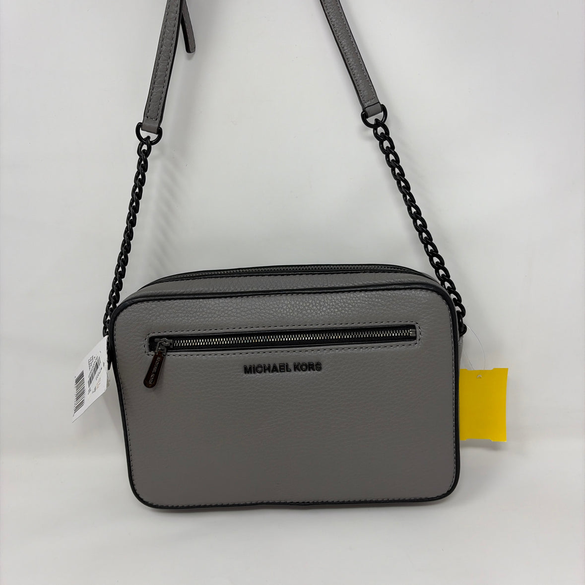 Pre-Owned Michael Kors Grey Leather Handbag