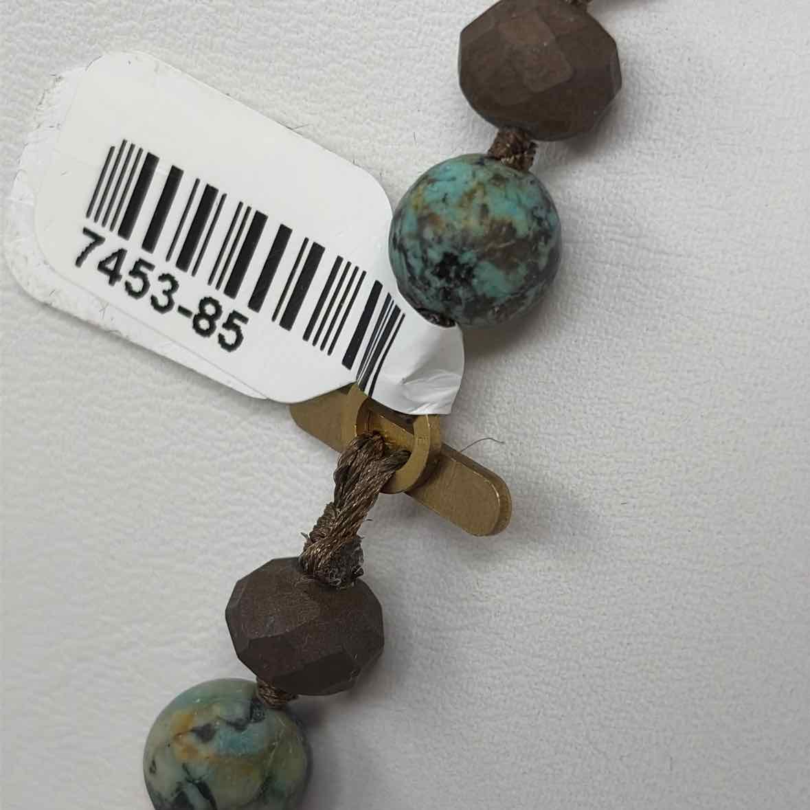 Pre-Owned Boutique Turq Multi Beaded Necklace