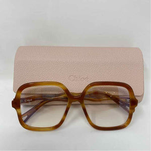 Pre-Owned Chloe Brown Plastic Designer Sunglasses