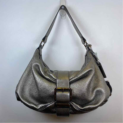 Pre-Owned Michael Kors Silver Leather Handbag