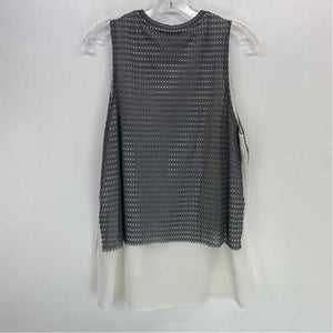 Pre-Owned Size L ZARA Silver W/ White Top