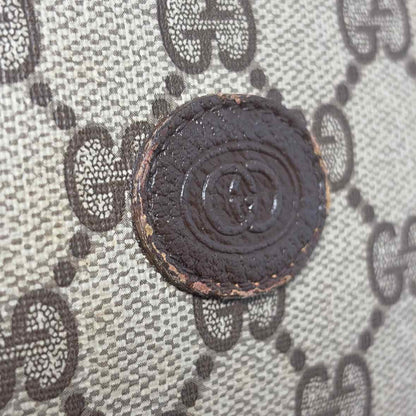 Pre-Owned Gucci Brown Leather Designer Handbag
