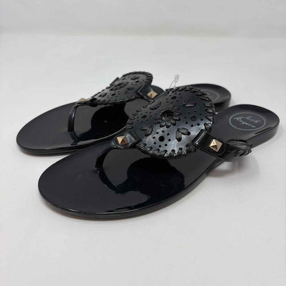 Pre-Owned Shoe Size 6 Jack Rogers Black Sandals
