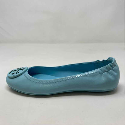 Pre-Owned Shoe Size 6.5 Tory Burch Light Blue Flats
