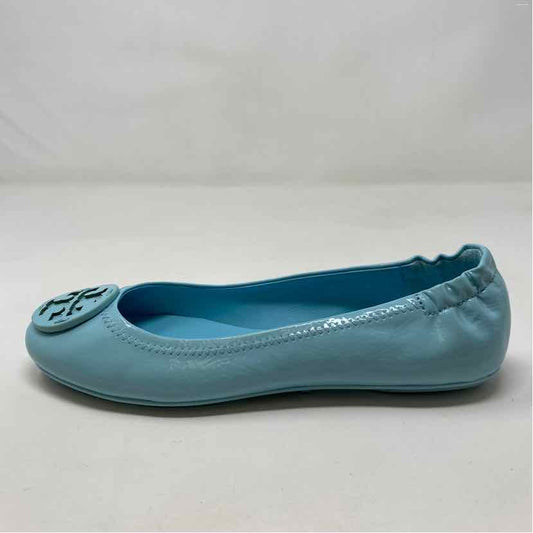 Pre-Owned Shoe Size 6.5 Tory Burch Light Blue Flats