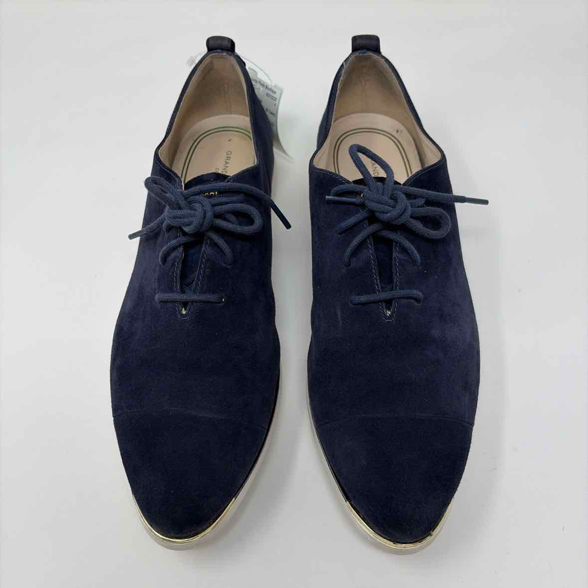 Pre-Owned Shoe Size 9.5 Grand Ambition Navy Sneaker