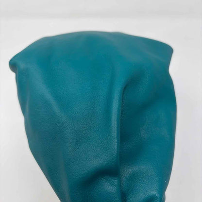 Pre-Owned Bottega Veneta Teal Leather Designer Handbag