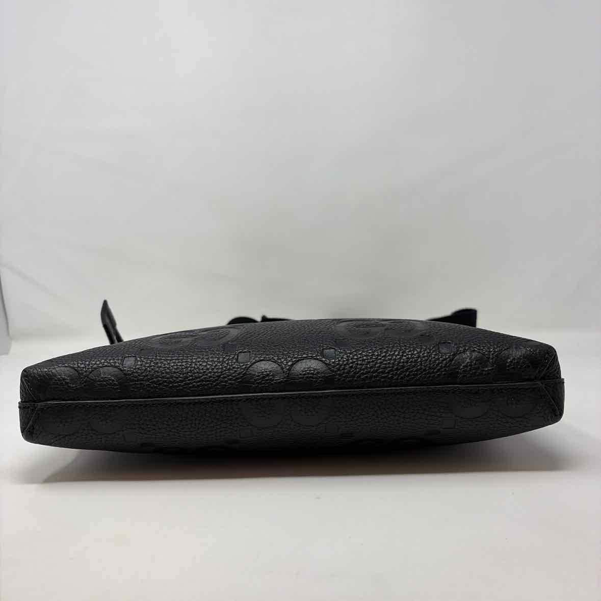Pre-Owned Gucci Black Leather Designer Handbag