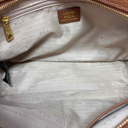 Pre-Owned Ralph Lauren Cognac Leather Handbag