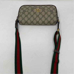 Pre-Owned Gucci Monogram Canvas Designer Handbag