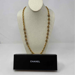 Pre-Owned Chanel Gold Metal Designer Jewelry