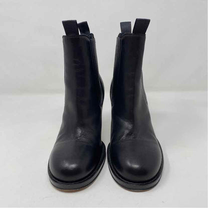 Pre-Owned Celine Black Leather Shoe Size 5.5 Designer Shoes