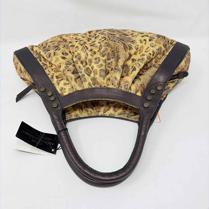 Pre-Owned Donald J Pliner Cheetah Canvas Handbag