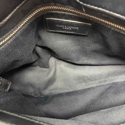 Pre-Owned Saint Laurent Black Leather Designer Handbag