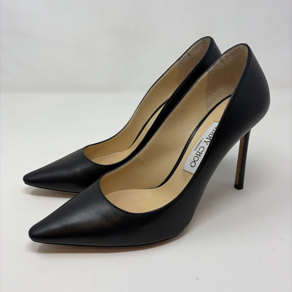 Jimmy Choo Black Leather Shoe Size 8 Designer Shoes