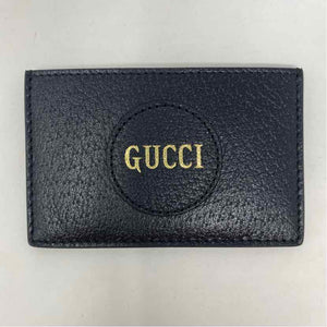 Pre-Owned Gucci Black Leather Designer Wallet