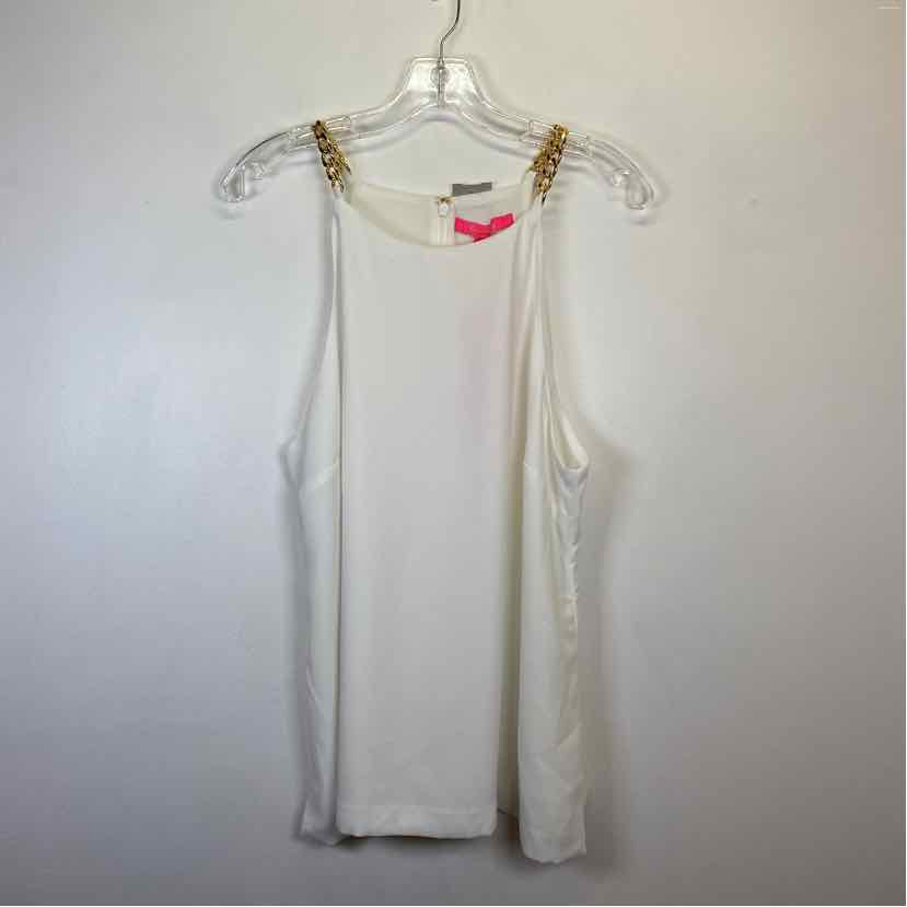 Pre-Owned Size 16/XL Lilly Pulitzer White Top
