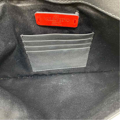 Pre-Owned Valentino Striped Leather Designer Handbag