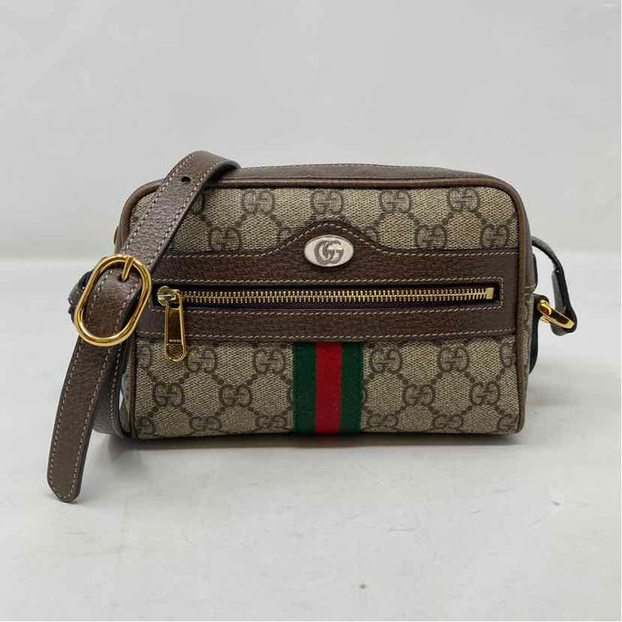 Pre-Owned Gucci Monogram Canvas Designer Handbag