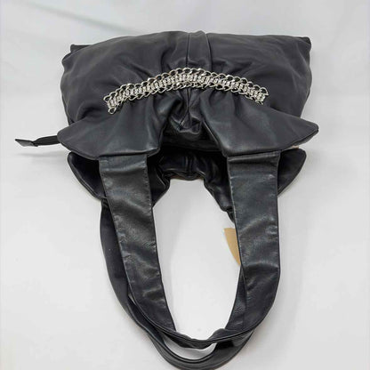 Pre-Owned Made in Italy Black Leather Handbag