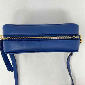 Pre-Owned Fendi Blue Leather Handbag