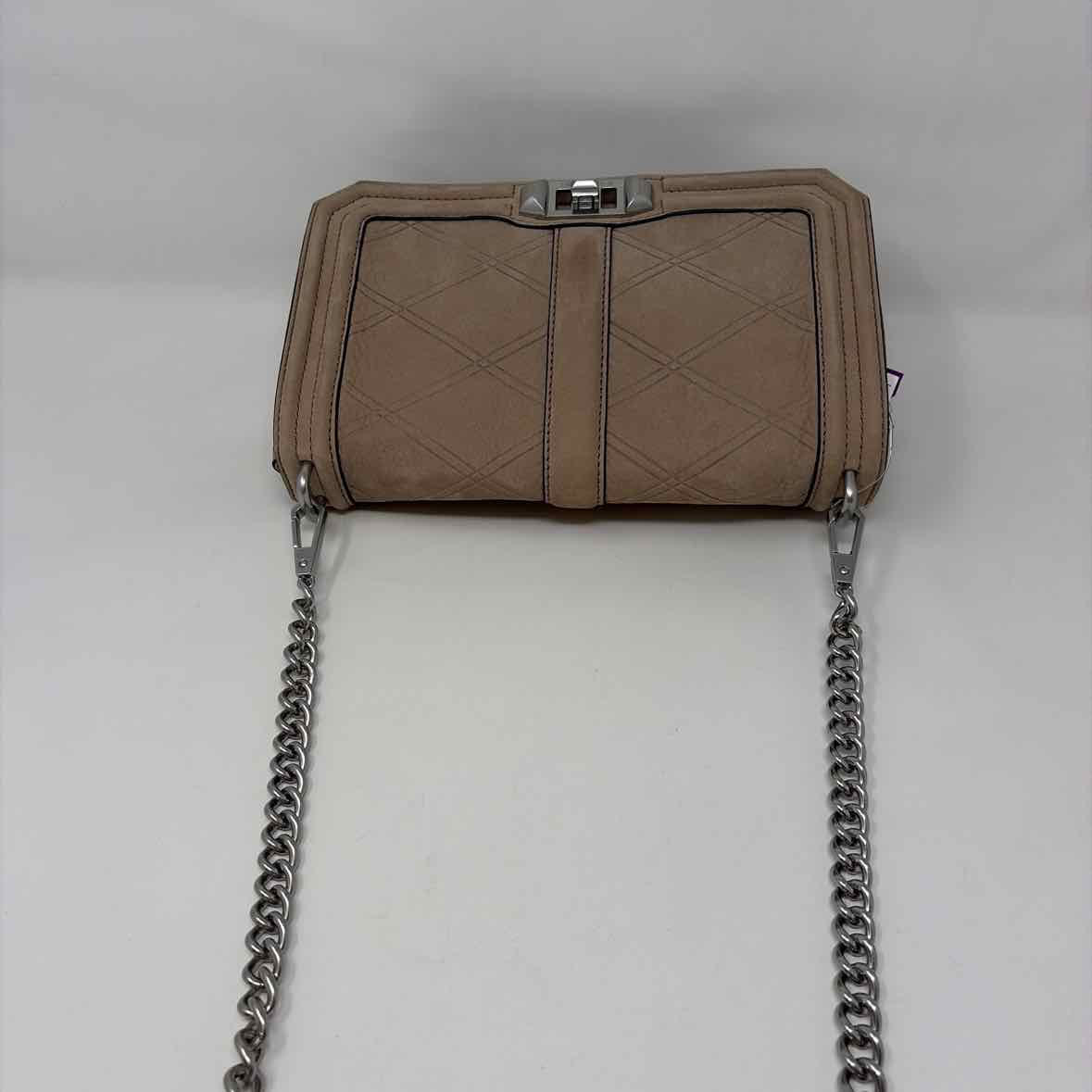 Pre-Owned Rebecca Minkoff Taupe Leather Handbag