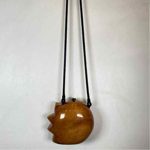 Pre-Owned Timmy Woods Silver/Gold Wood Handbag