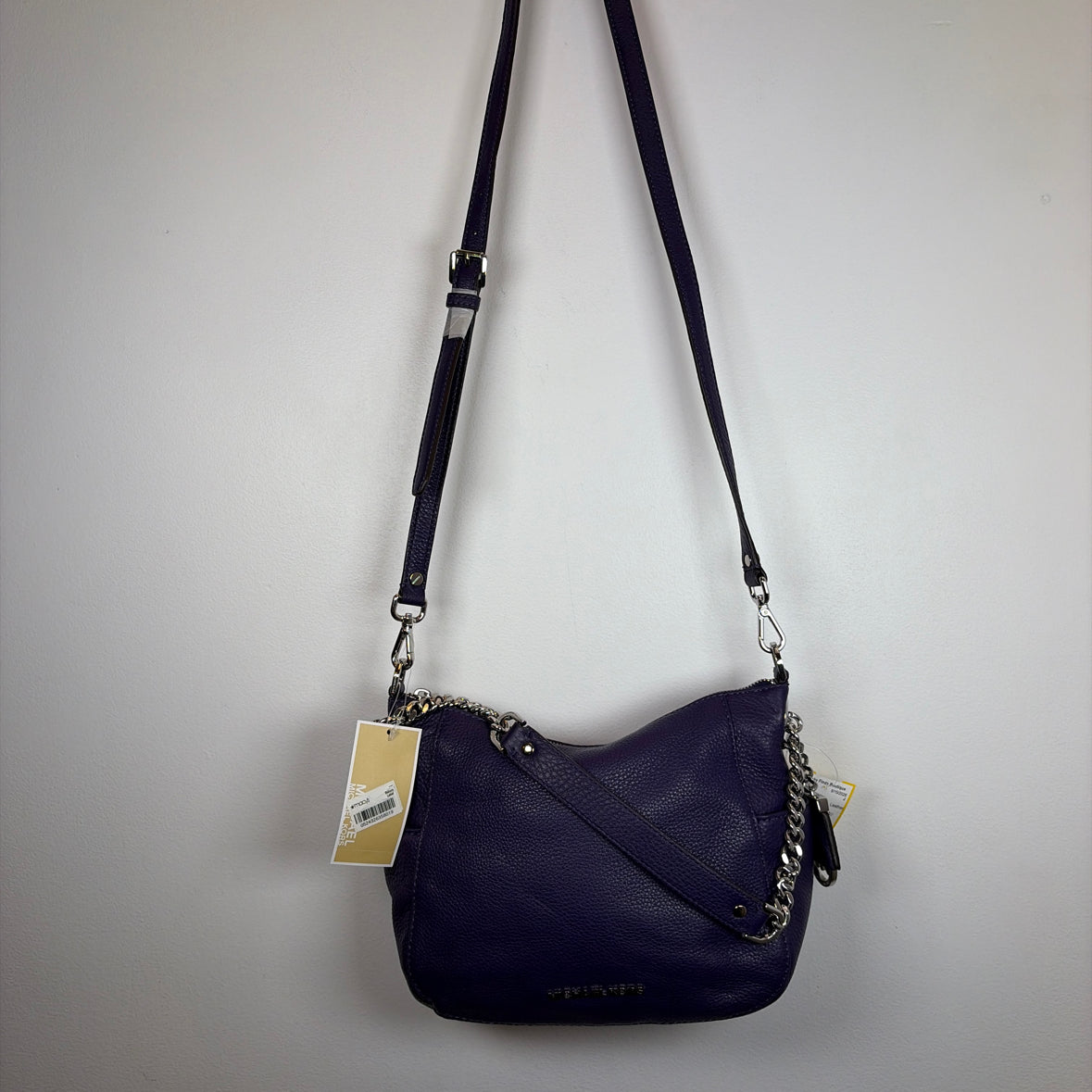 Pre-Owned Michael Kors Purple Leather Handbag