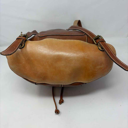 Pre-Owned Patricia Nash Cognac Leather Handbag