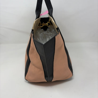 Pre-Owned Chloe Pink/Black Leather Designer Handbag