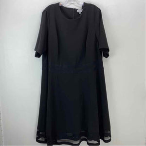 Pre-Owned Size 20W Calvin Klein Black Casual Dress