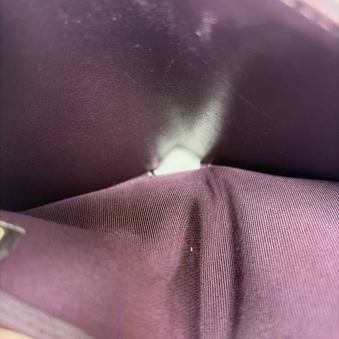 Pre-Owned Chanel Purple Leather Designer Wallet