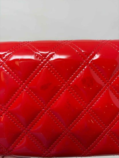 Pre-Owned Chanel Red Patent Designer Wallet