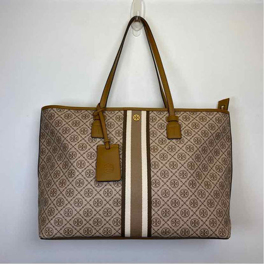 Pre-Owned Tory Burch Monogram Coated Canvas Handbag