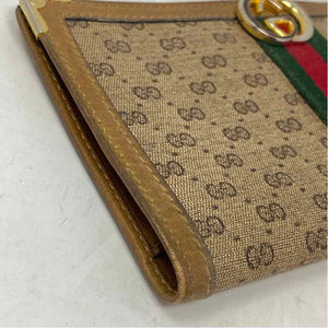 Pre-Owned Gucci Monogram Canvas Designer Wallet