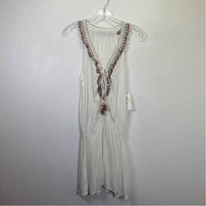 Pre-Owned Size S Becca White Multi Casual Dress