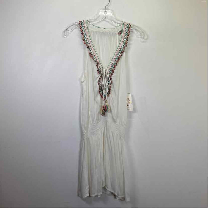 Pre-Owned Size S Becca White Multi Casual Dress
