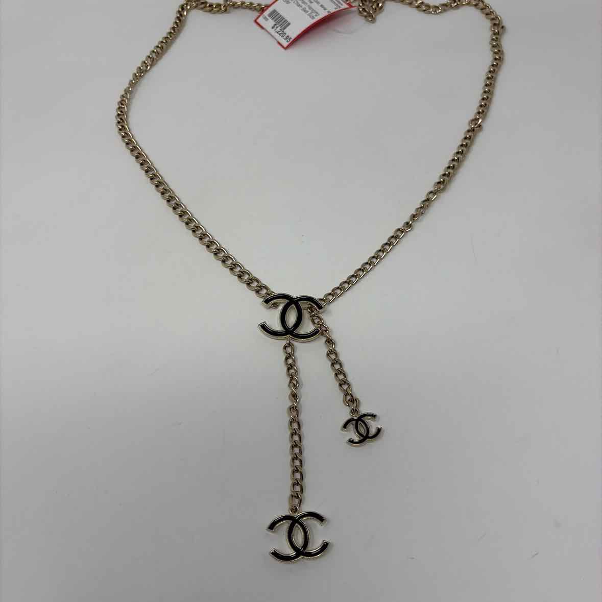 Pre-Owned Chanel Gold Metal Designer Belt